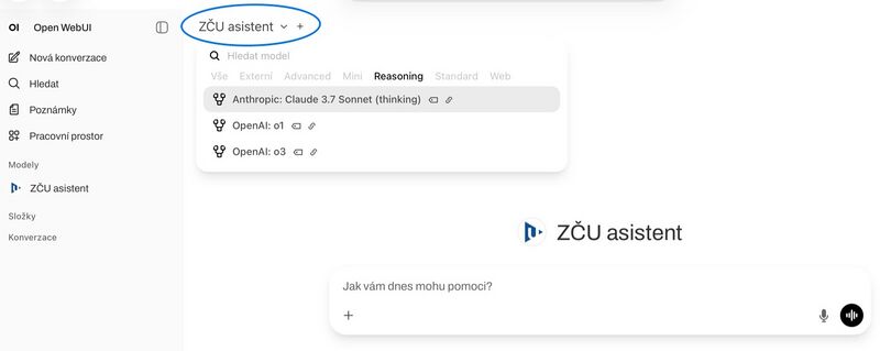 Výběr modelu